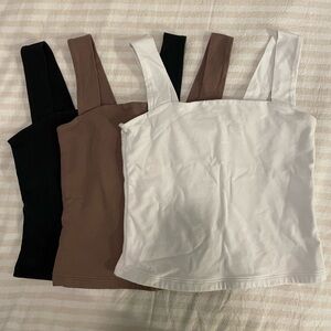 Abercrombie Soft A&F Collection 3 pack tank tops
